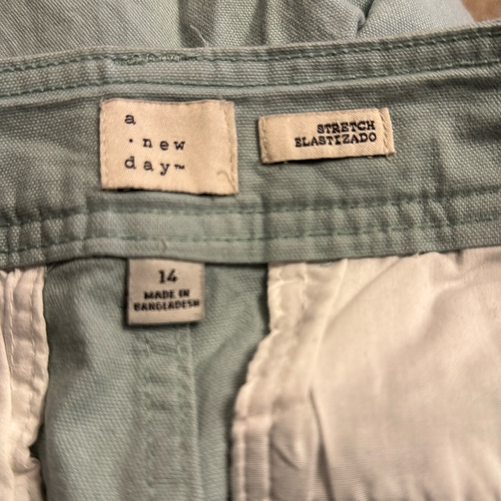 A New Day stretch jeans in light turquoise - Picture 4 of 5